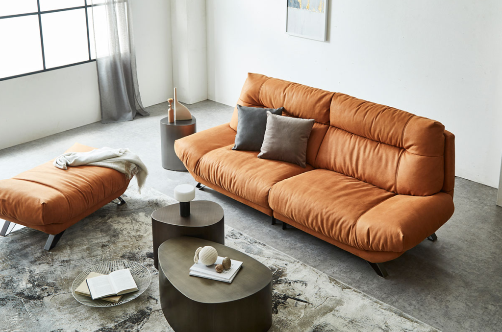 モダンデザインと快適性を高い次元で融合させたブルネロソファ