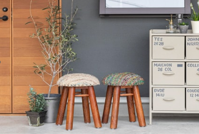 そこにあるだけでおしゃれ＆便利なスツール